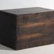 Antique chest painted in pine wood – China, around 1900