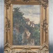 Eugénie Moujon-Gauvin (1850–1910) – Landscape with Stream - 19th century