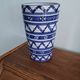 Blue and White Ceramic Decorative Vase Robert Picault