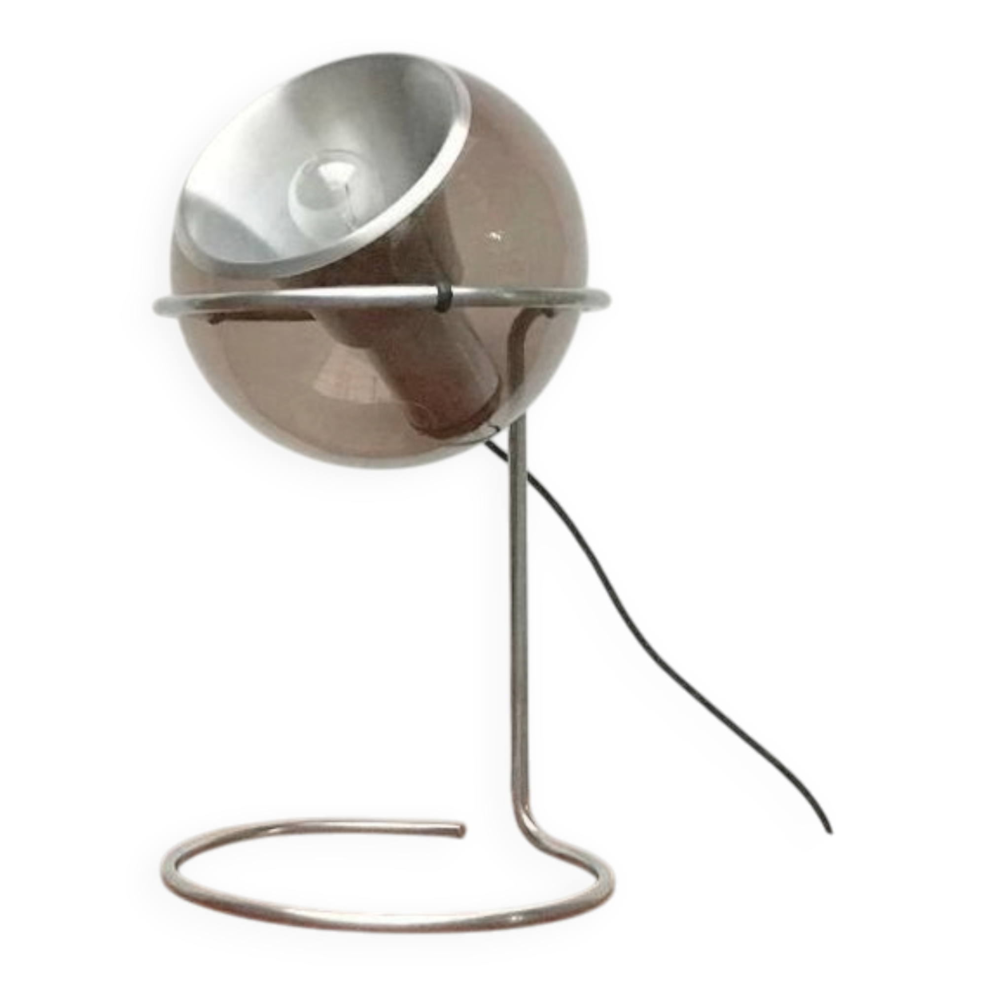 Mid-century Dutch space age globe table lamp by Gepo, 1960s.