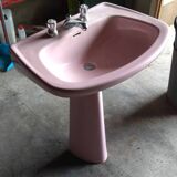 Old pink sink