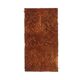 Vintage Turkish Hand-Knotted Wool Cotton Brown Kilim Area Rug 69x133