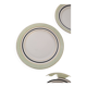 Lot n°1 de 5 assiettes à dessert Opaceline de Salins