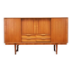 Buffet haut en teck, design danois, années 1960, production : Danemark