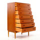 BL Mobler teak dresser, drawers, vintage, Denmark