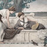 Lithographie Henry Ryland
