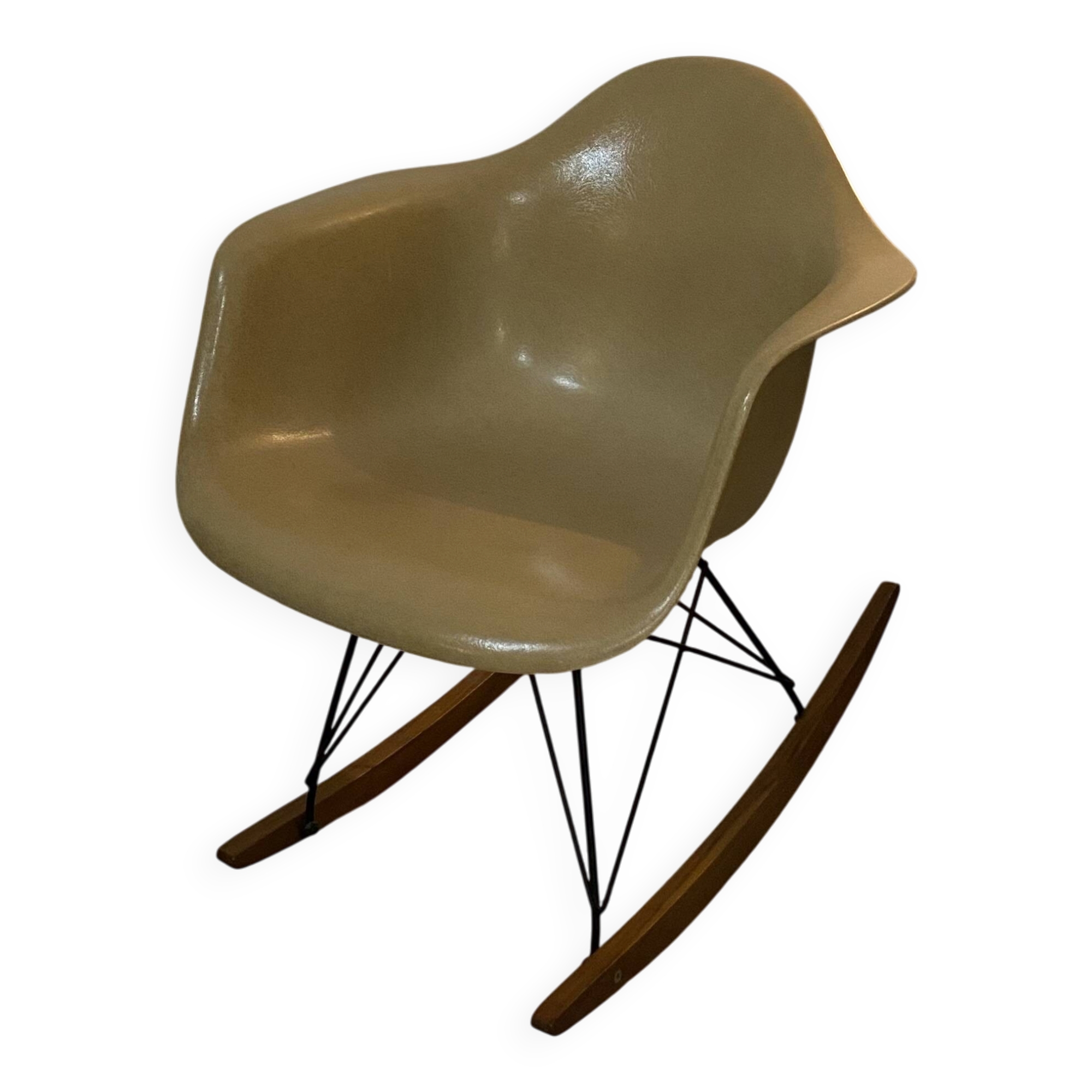 Vintage Eames Rocking Chair - Herman Miller - Vintage Ochre
