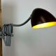 Grey Industrial Scissor Wall Lamp from Elektroinstala, 1960s