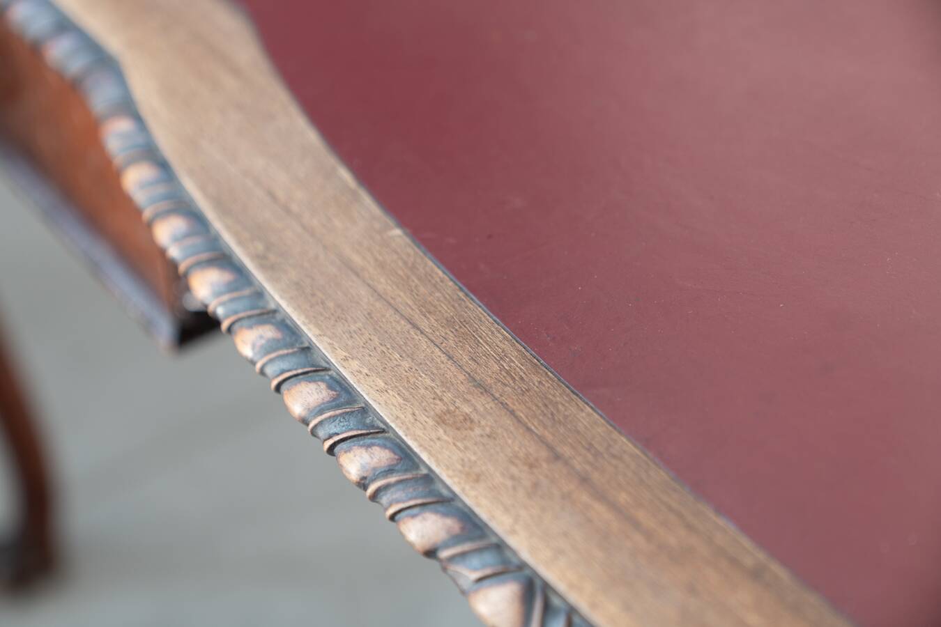 Late 19th/Early 20th Century Edwardian Desk with Lion Paw Feet