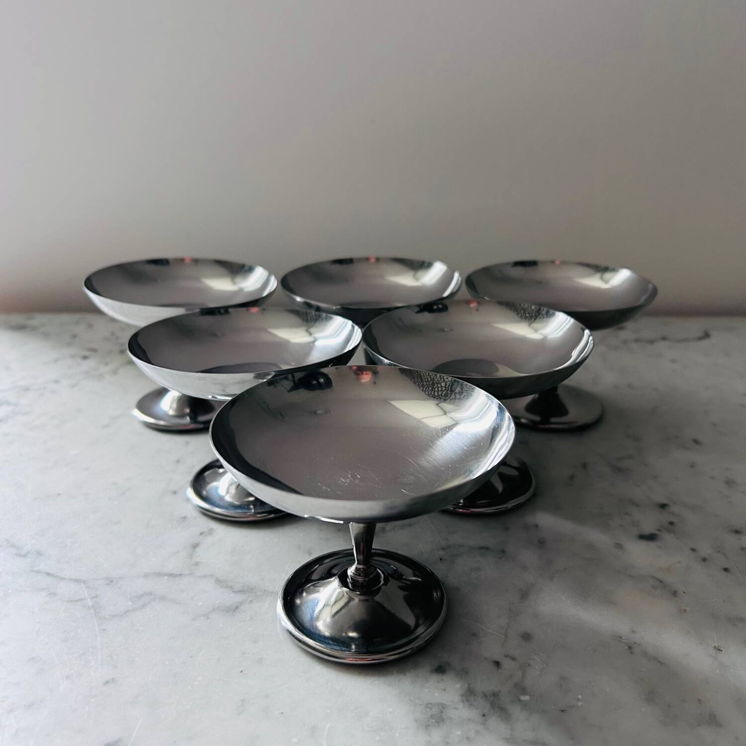 Ice cream service for 6 bowls