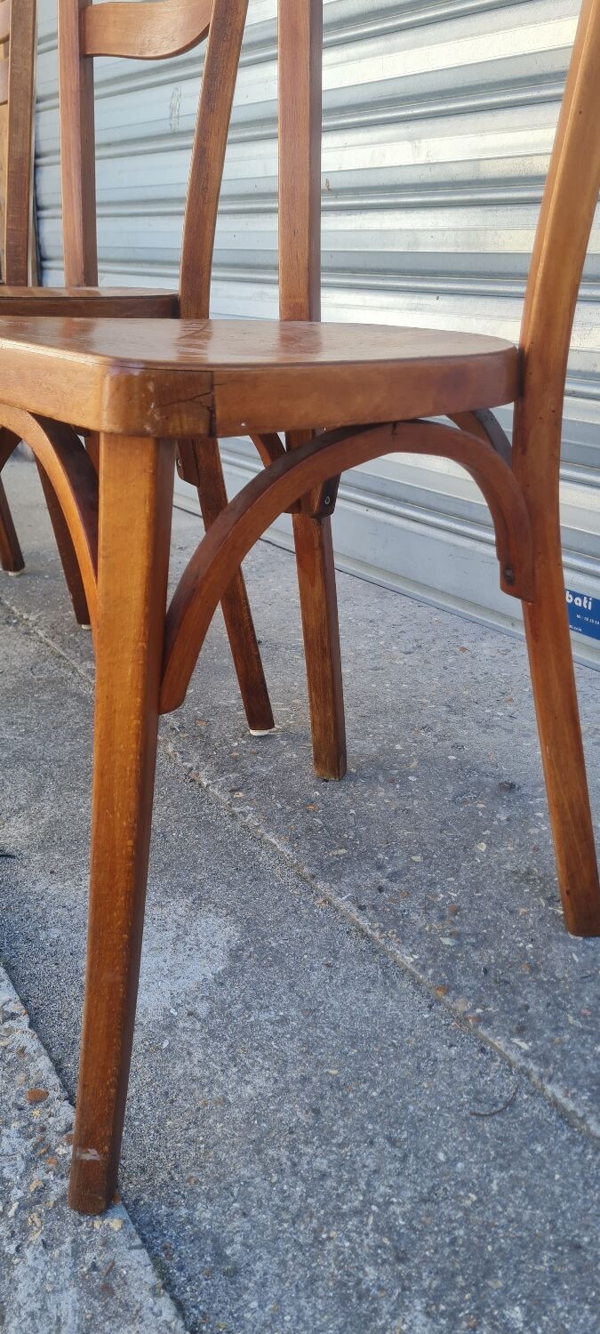 Set of 4 Baumann bistro chairs