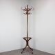 Vintage TON coat rack in curved wood, Czechoslovakia, circa 1970.