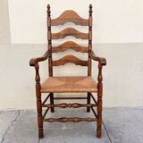 Oak mulched country armchair