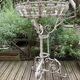 Ancienne jardinière corbeille sur pied fer forgé Orangerie fin XIXème