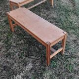 Paire de bancs d'Ilmari Tapiovaara