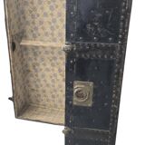 Raro Baule Armadio "Steamer Trunk" d'Epoca
