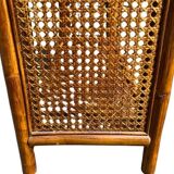 Four-tier rattan shelf