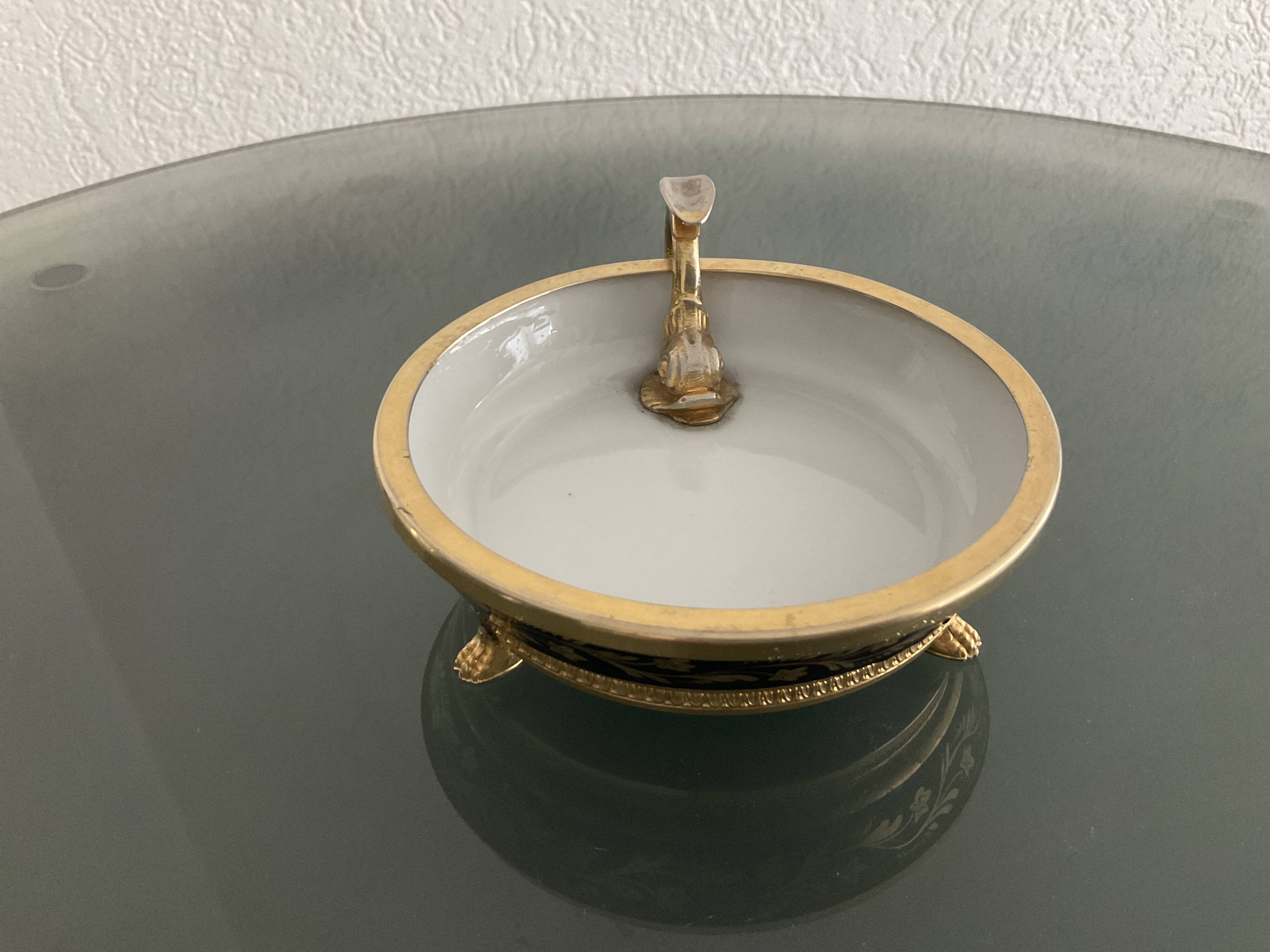 Limoges porcelain ashtray