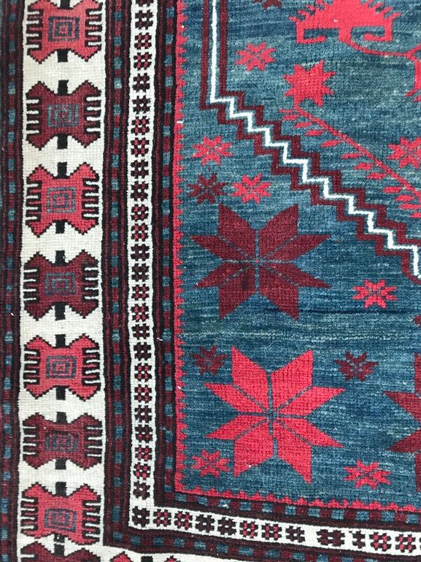 Carpet vintage Turkish Anatolia Yagcibedir done hand 104 X 182 CM