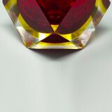 1960s Stunning Table Lighter in Murano Sommerso Glass By Flavio Poli for Se