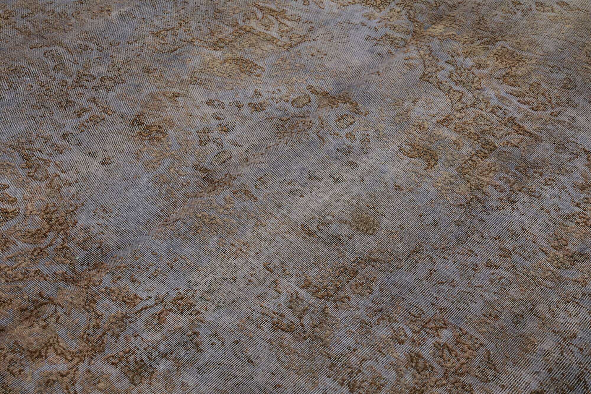 1980s 245 cm x 320 cm grey wool carpet