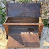 Richly carved solid oak chest from the 17th century