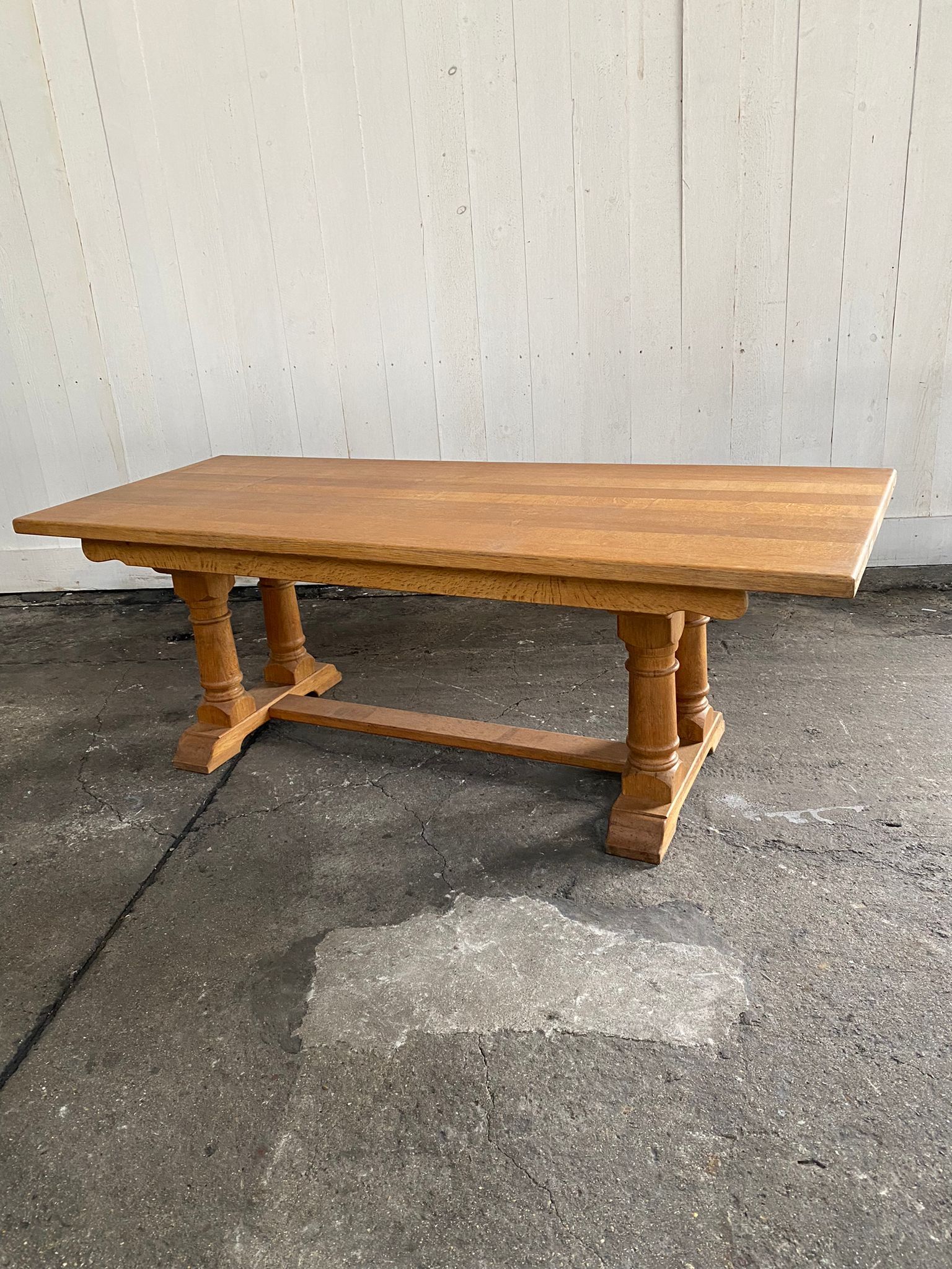 Oak farmhouse table