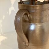 Old stoneware pitcher
