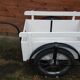Wooden and iron cart.