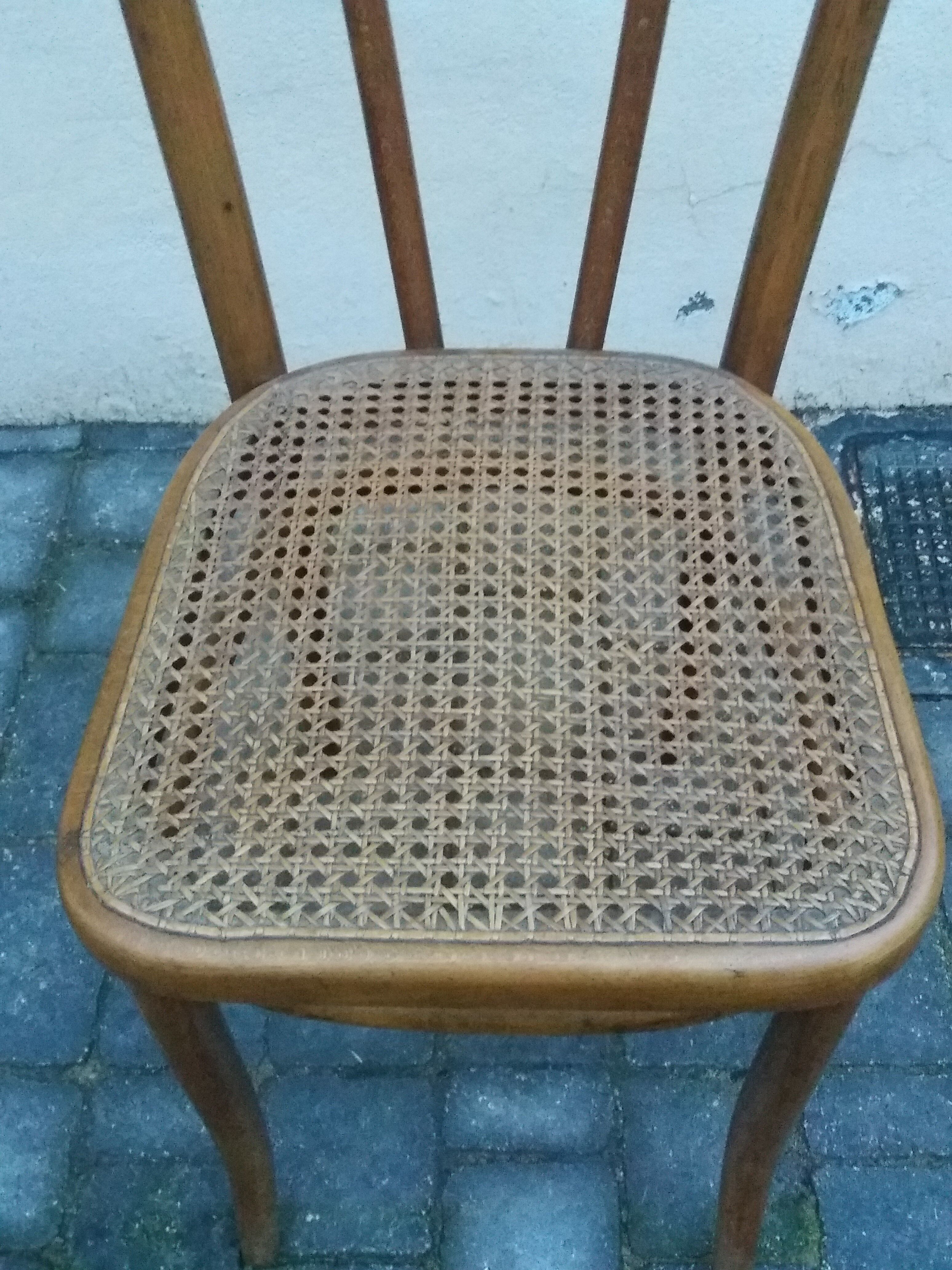 Old turns wooden chair