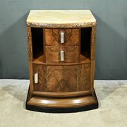 Chevet en Ronce de Noyer, Art Déco – 1930