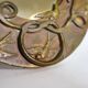 French Art Nouveau Vanity Mirror in Metal, circa 1900