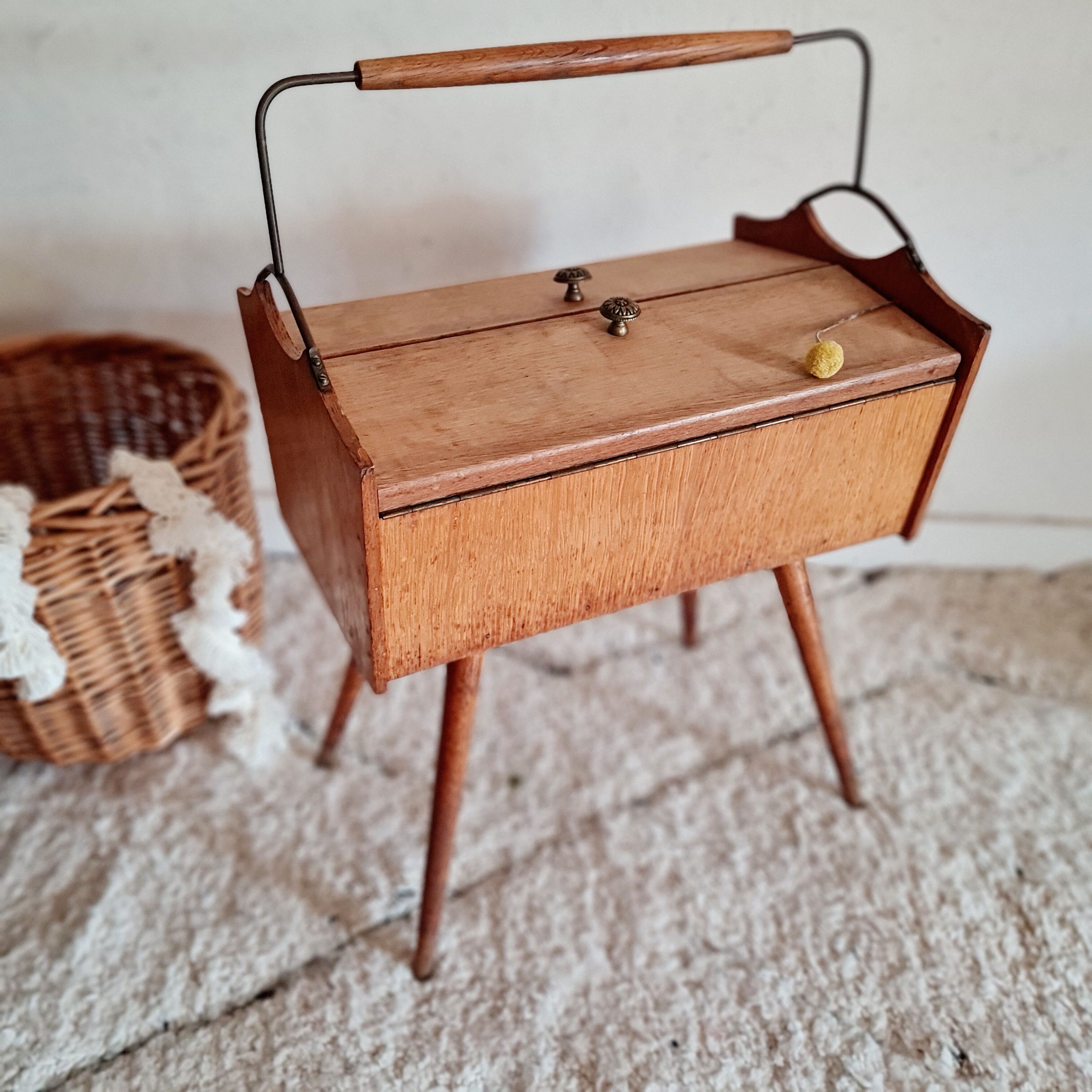 Vintage worker feet wooden and metal compasses