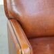 Sheepskin leather armchair