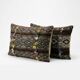 Set of 2 vintage kilim cushion covers 36x61 cm