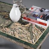 Table basse en mosaïque dans le style de « Route de campagne en Provence » de Van Gogh