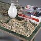 Mosaic coffee table in the style of Van Gogh's "Country Road in Provence"