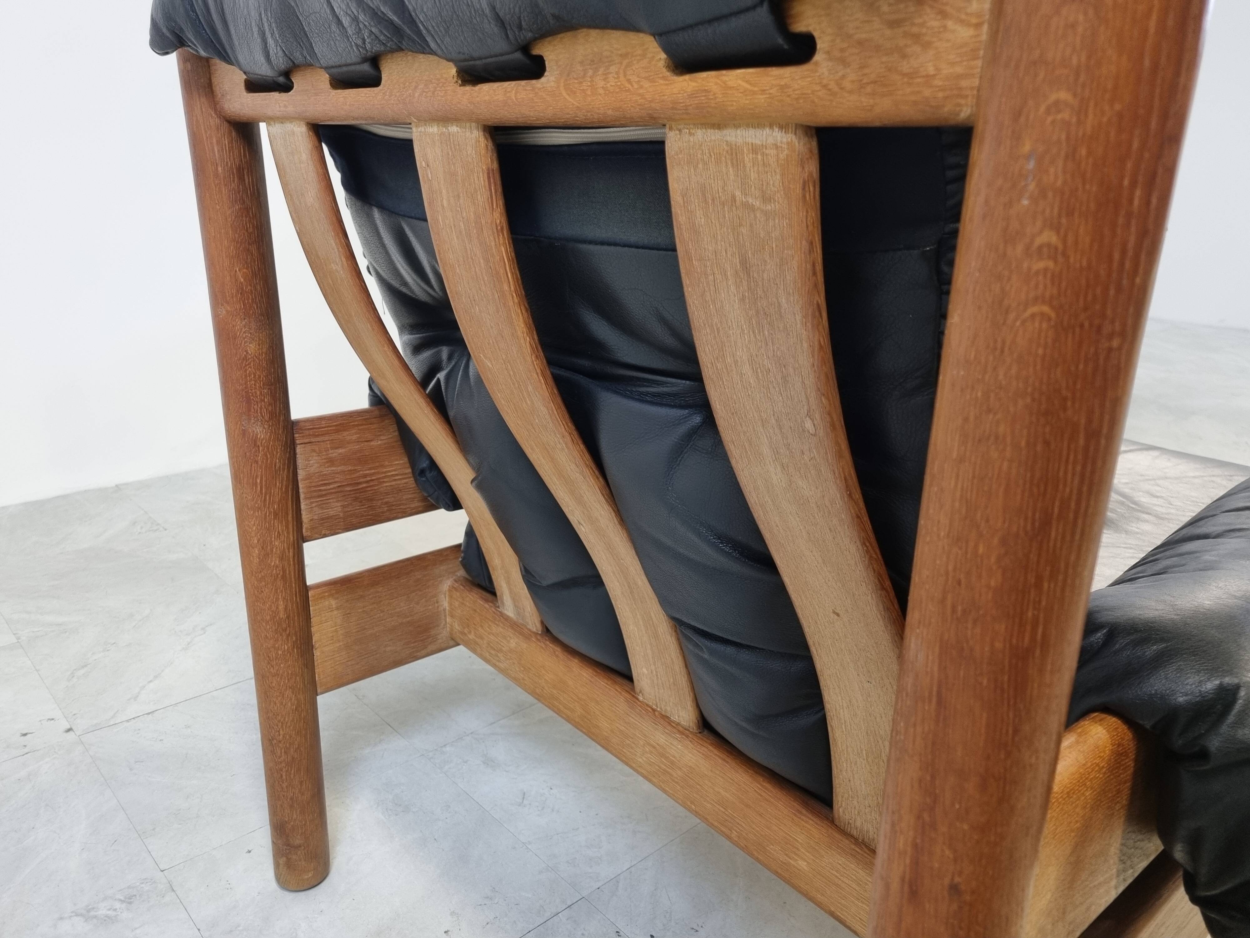 Ensemble de canapés brutalistes vintage, années 1970