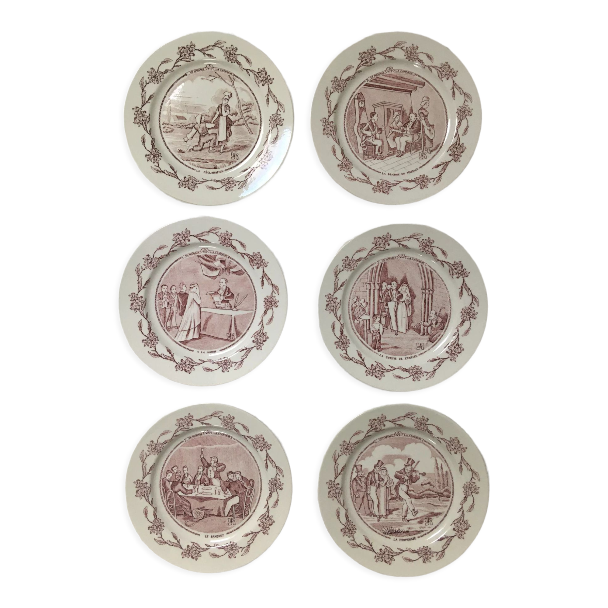 Talking plates "wedding"