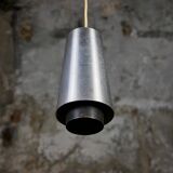 Trio of Raak steel pendant lights, 1960s