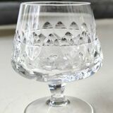 Lot 5 x Peill & Putzler Cognac Glasses. Mod. Granada. lead crystal