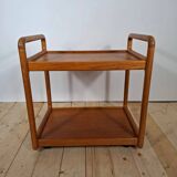 Danish teak serving trolley – Mid-century modern service cart, 1960s