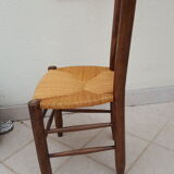 Rush chair France 1960-70s