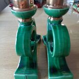 Set of 2 Vallauris candle holders
