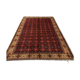 Vintage Turkish Rug 279x193 cm, Tribal Wool Carpet Large
