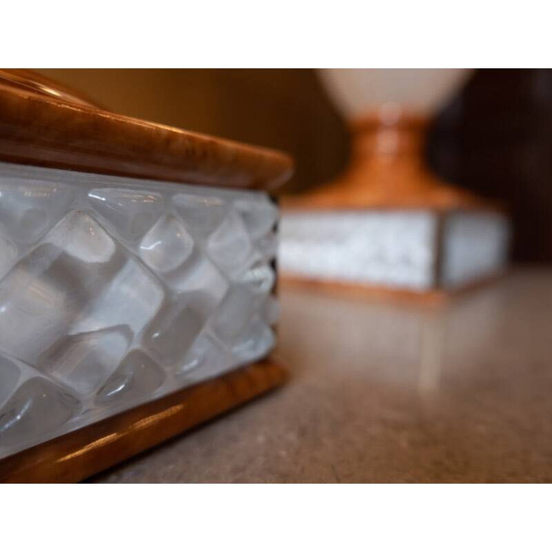 Table lamps by Tommaso Barbi, Italy 1970s