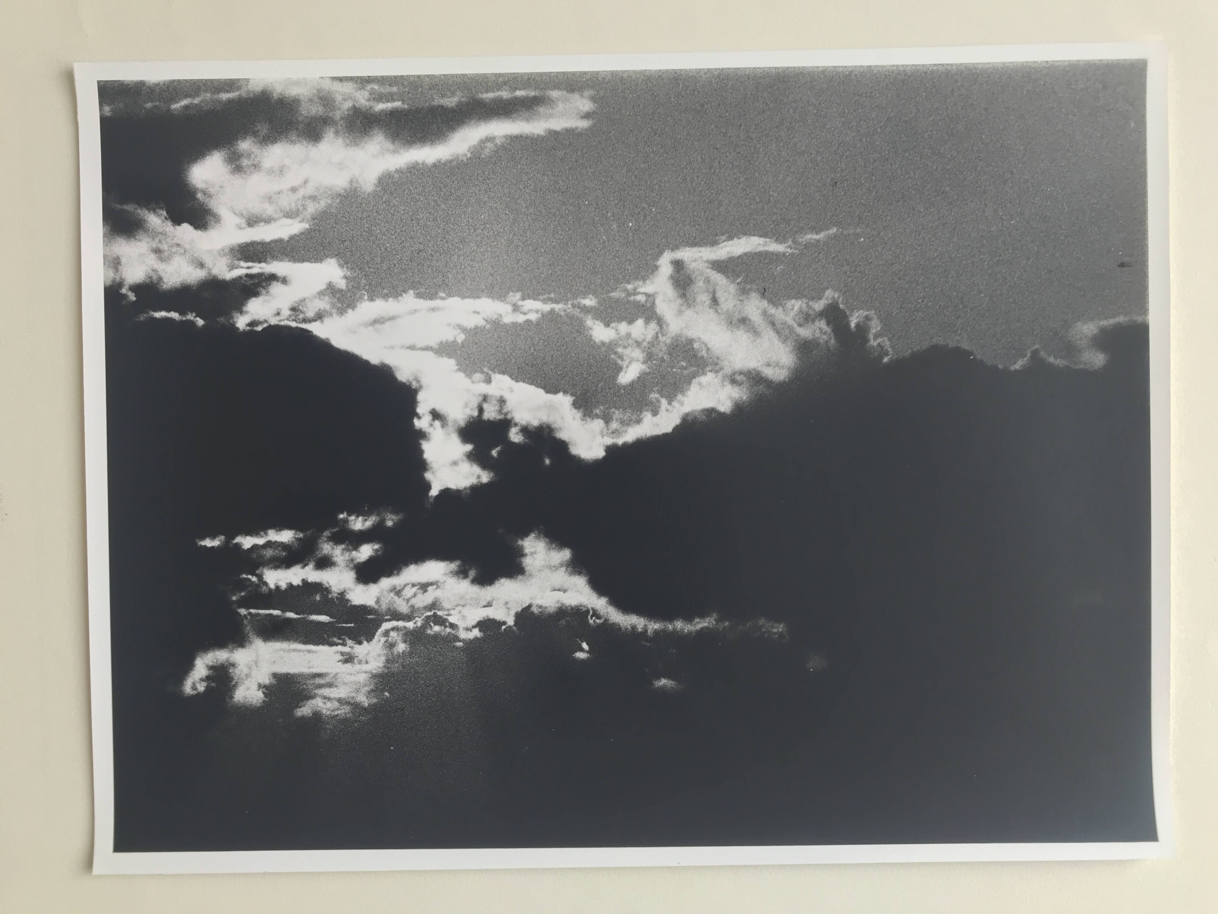 Rosine nusimovici, untitled (cloud iv), c 1980. black and white silver print