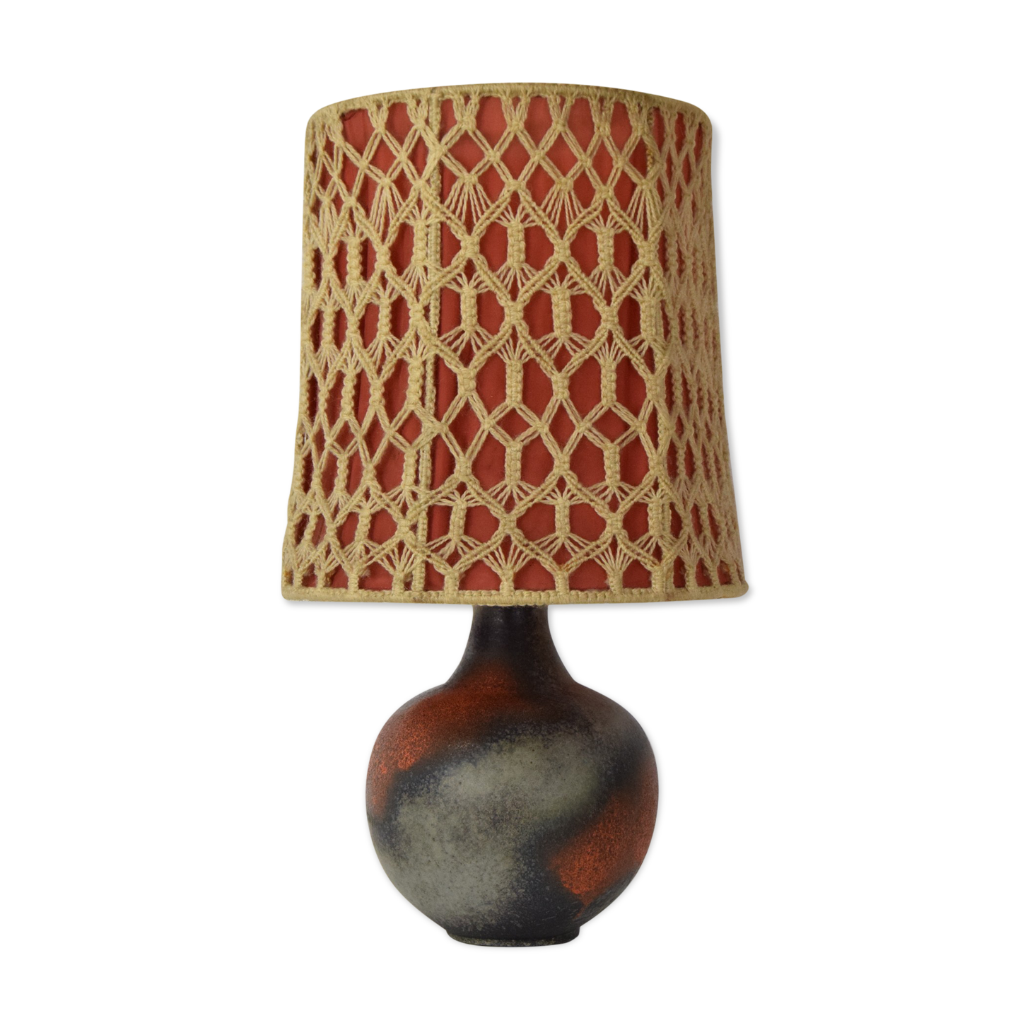 Mid-century Ceramic Table Lamp,1970's.