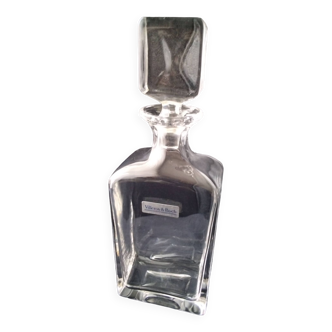 Villeroy Boch crystal whisky decanter in its original box