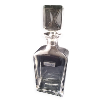 Villeroy Boch crystal whiskey decanter in its original box